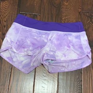 Lulu lemon speed shorts size 6